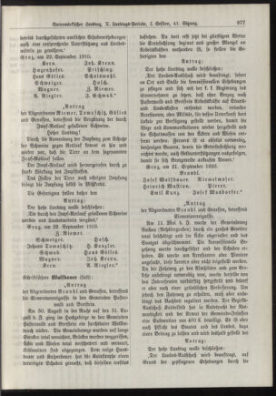 Stenographische Protokolle über die Sitzungen des Steiermärkischen Landtages 19100922 Seite: 9