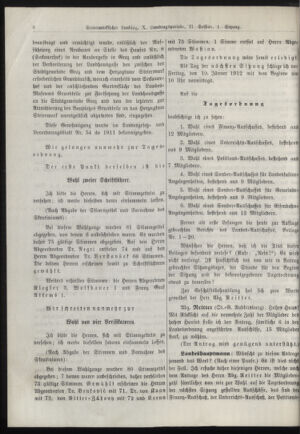 Stenographische Protokolle über die Sitzungen des Steiermärkischen Landtages 19120116 Seite: 8