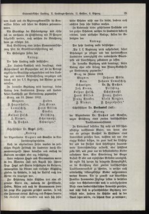 Stenographische Protokolle über die Sitzungen des Steiermärkischen Landtages 19120119 Seite: 15