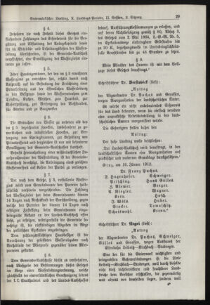 Stenographische Protokolle über die Sitzungen des Steiermärkischen Landtages 19120119 Seite: 19