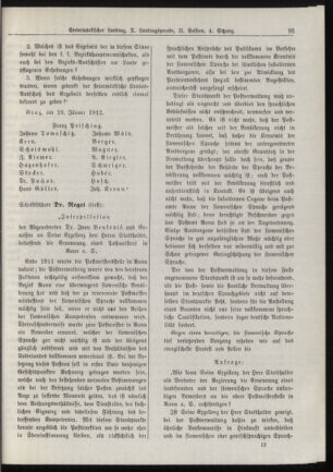 Stenographische Protokolle über die Sitzungen des Steiermärkischen Landtages 19120125 Seite: 9