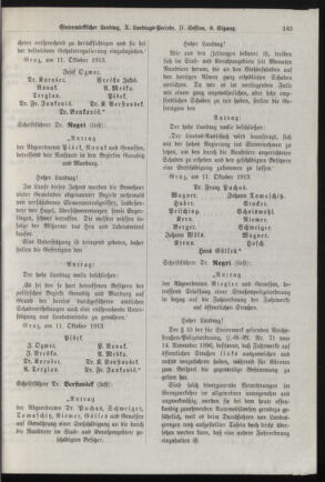 Stenographische Protokolle über die Sitzungen des Steiermärkischen Landtages 19131013 Seite: 5