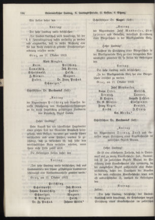 Stenographische Protokolle über die Sitzungen des Steiermärkischen Landtages 19131013 Seite: 6