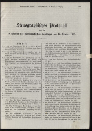 Stenographische Protokolle über die Sitzungen des Steiermärkischen Landtages 19131014 Seite: 1