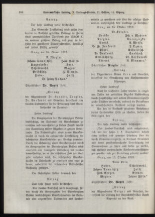 Stenographische Protokolle über die Sitzungen des Steiermärkischen Landtages 19131016 Seite: 8