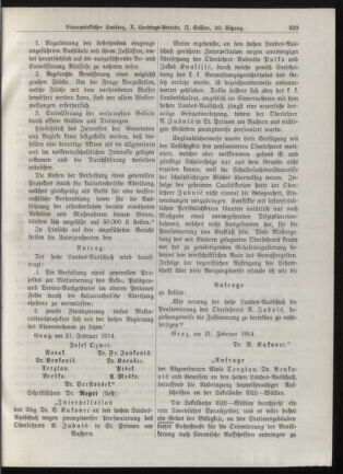 Stenographische Protokolle über die Sitzungen des Steiermärkischen Landtages 19140223 Seite: 5