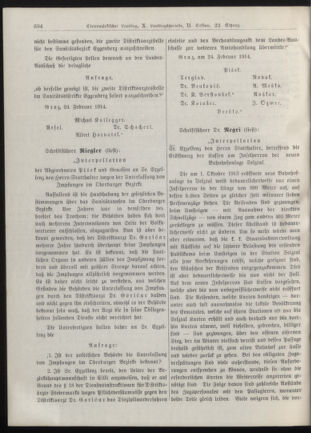 Stenographische Protokolle über die Sitzungen des Steiermärkischen Landtages 19140225 Seite: 10