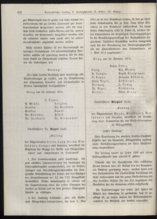 Stenographische Protokolle über die Sitzungen des Steiermärkischen Landtages 19140225 Seite: 8