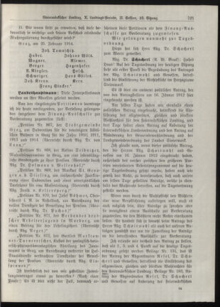 Stenographische Protokolle über die Sitzungen des Steiermärkischen Landtages 19140226 Seite: 9