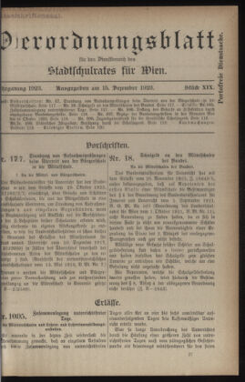 Verordnungsblatt des Stadtschulrates für Wien 19231215 Seite: 1