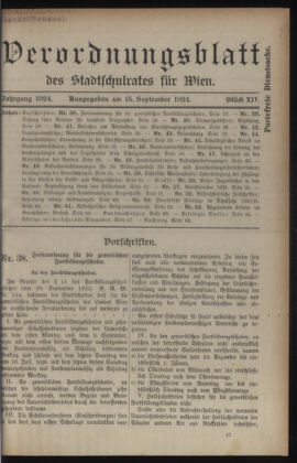 Verordnungsblatt des Stadtschulrates für Wien 19240915 Seite: 1