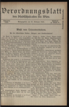 Verordnungsblatt des Stadtschulrates für Wien 19250215 Seite: 3