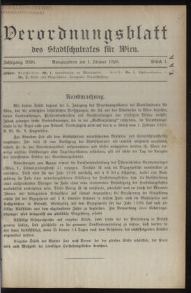 Verordnungsblatt des Stadtschulrates für Wien 19260101 Seite: 1