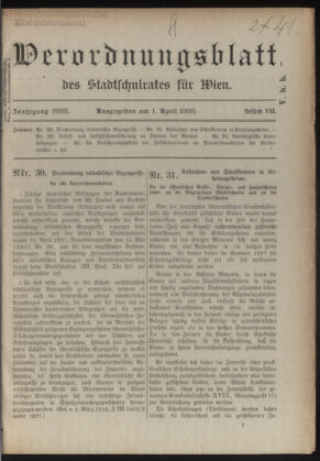 Verordnungsblatt des Stadtschulrates für Wien