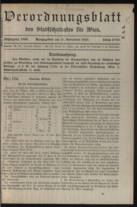 Verordnungsblatt des Stadtschulrates für Wien 19281115 Seite: 1