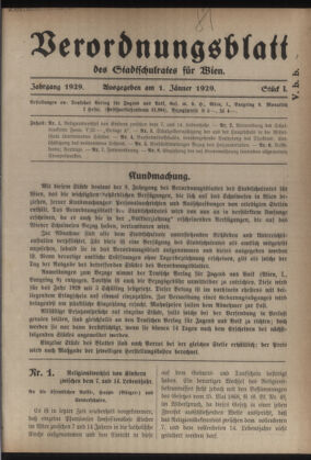 Verordnungsblatt des Stadtschulrates für Wien 19290101 Seite: 1