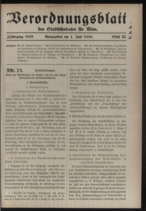 Verordnungsblatt des Stadtschulrates für Wien 19290601 Seite: 1