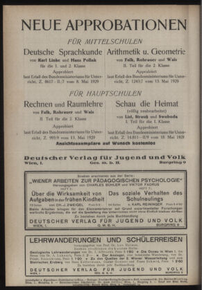 Verordnungsblatt des Stadtschulrates für Wien 19290601 Seite: 14