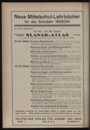 Verordnungsblatt des Stadtschulrates für Wien 19290701 Seite: 14