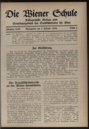 Verordnungsblatt des Stadtschulrates für Wien 19300201 Seite: 13