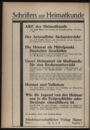 Verordnungsblatt des Stadtschulrates für Wien 19300401 Seite: 24