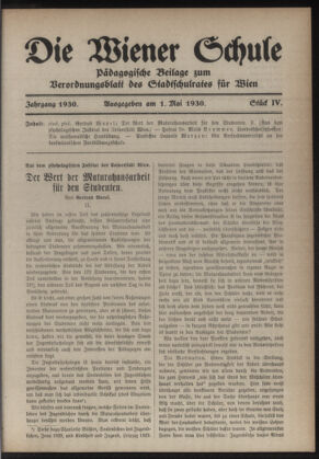 Verordnungsblatt des Stadtschulrates für Wien 19300501 Seite: 17