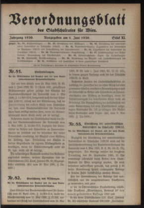 Verordnungsblatt des Stadtschulrates für Wien 19300601 Seite: 1