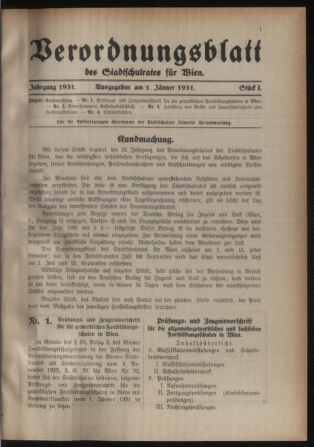 Verordnungsblatt des Stadtschulrates für Wien 19310101 Seite: 1