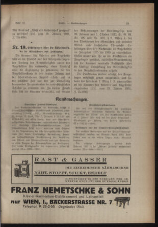 Verordnungsblatt des Stadtschulrates für Wien 19310201 Seite: 5