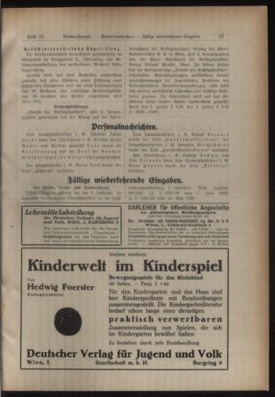 Verordnungsblatt des Stadtschulrates für Wien 19310201 Seite: 7