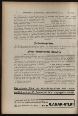 Verordnungsblatt des Stadtschulrates für Wien 19310701 Seite: 8