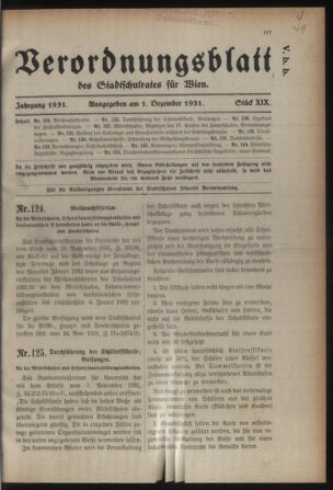 Verordnungsblatt des Stadtschulrates für Wien 19311201 Seite: 1