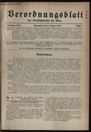 Verordnungsblatt des Stadtschulrates für Wien 19320101 Seite: 1