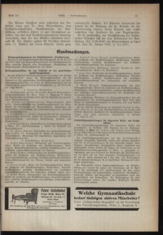 Verordnungsblatt des Stadtschulrates für Wien 19320201 Seite: 11