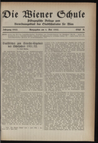 Verordnungsblatt des Stadtschulrates für Wien 19320501 Seite: 9