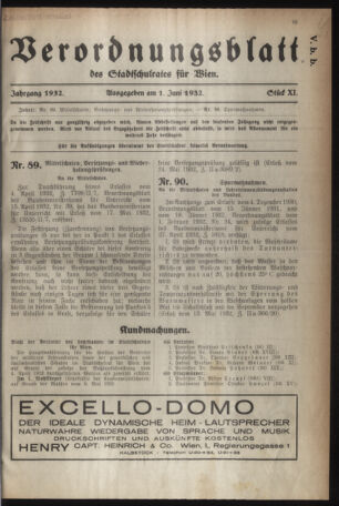 Verordnungsblatt des Stadtschulrates für Wien 19320601 Seite: 1