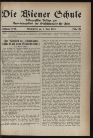 Verordnungsblatt des Stadtschulrates für Wien 19320601 Seite: 5