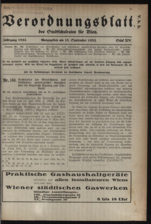 Verordnungsblatt des Stadtschulrates für Wien 19320915 Seite: 1