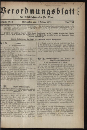 Verordnungsblatt des Stadtschulrates für Wien 19321015 Seite: 1