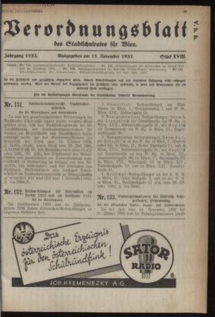 Verordnungsblatt des Stadtschulrates für Wien 19321115 Seite: 1