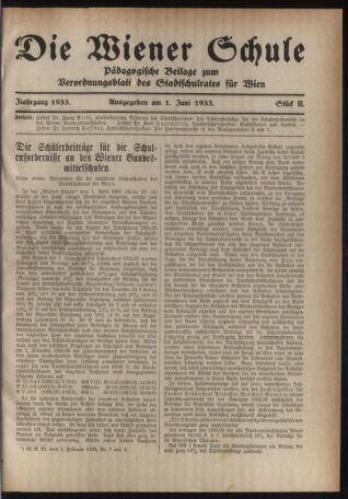 Verordnungsblatt des Stadtschulrates für Wien 19330601 Seite: 5