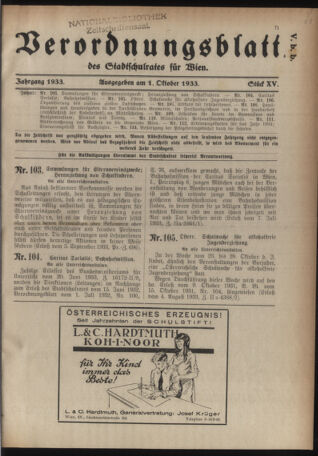 Verordnungsblatt des Stadtschulrates für Wien 19331001 Seite: 1