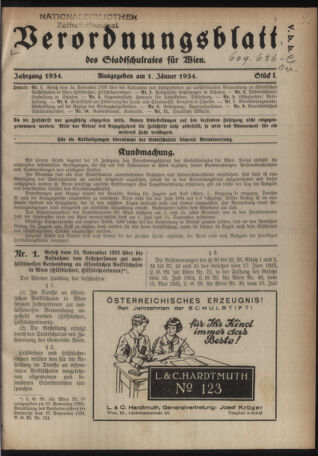 Verordnungsblatt des Stadtschulrates für Wien 19340101 Seite: 1