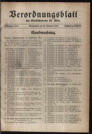 Verordnungsblatt des Stadtschulrates für Wien 19350228 Seite: 1