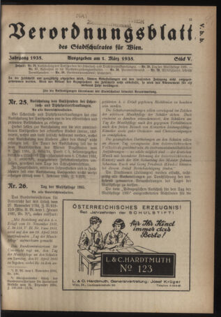 Verordnungsblatt des Stadtschulrates für Wien 19350301 Seite: 1