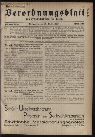 Verordnungsblatt des Stadtschulrates für Wien 19350415 Seite: 1