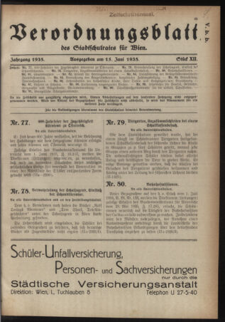 Verordnungsblatt des Stadtschulrates für Wien