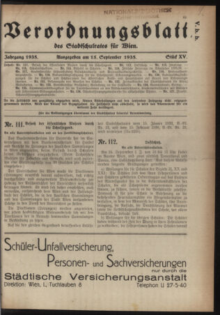 Verordnungsblatt des Stadtschulrates für Wien 19350915 Seite: 1