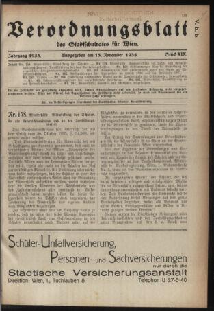 Verordnungsblatt des Stadtschulrates für Wien 19351115 Seite: 1