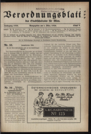 Verordnungsblatt des Stadtschulrates für Wien 19360301 Seite: 1